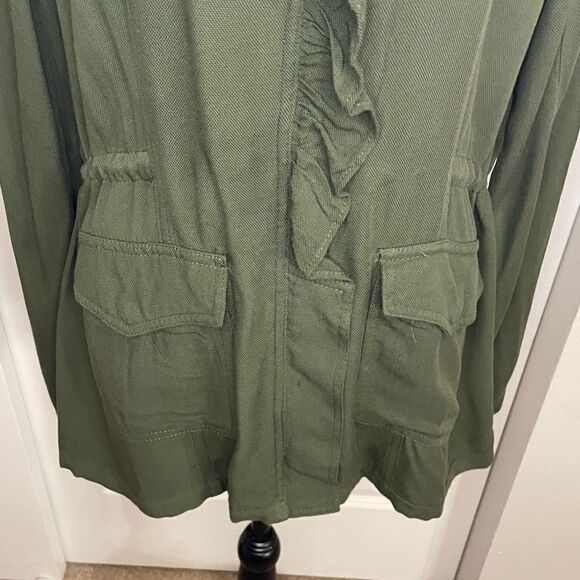 Maurices Green Lightweight Utility Jacket size Medium - Picture 3 of 10